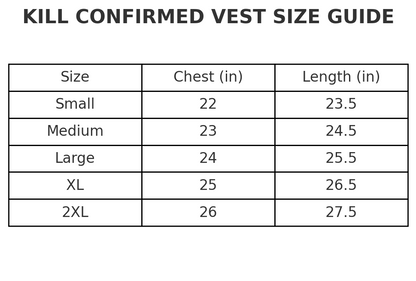 Confirmed Combat Vest – DESERT OPS