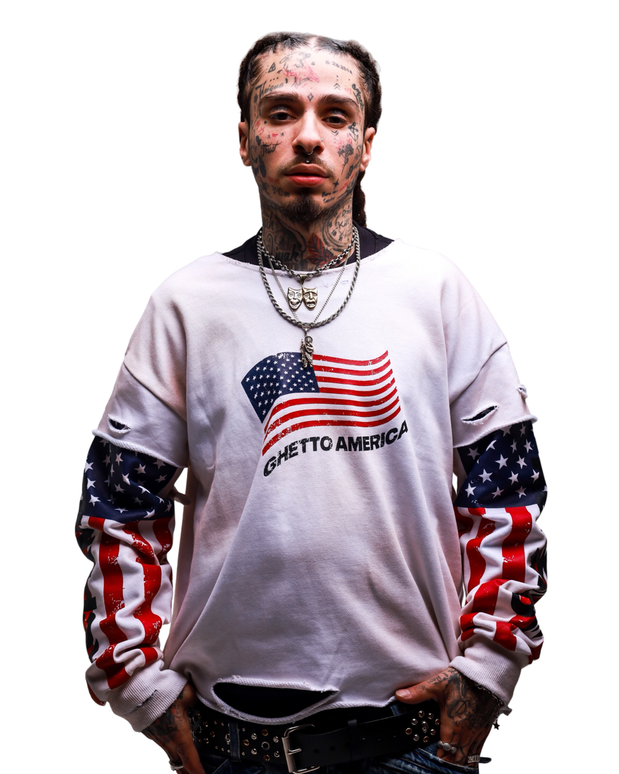 Old Glory Layered Crewneck
