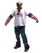 Old Glory Layered Crewneck