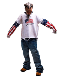Old Glory Layered Crewneck