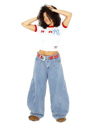 Hor-Ny bootleg Cropped Tee