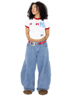 Hor-Ny bootleg Cropped Tee