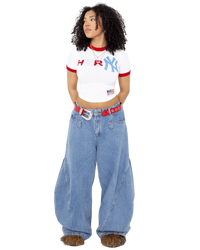 Hor-Ny bootleg Cropped Tee