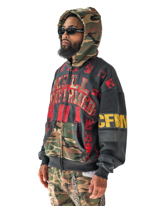 Camo Unit Zip up