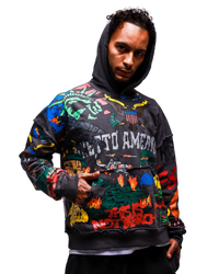Outlaw All Over Hoodie
