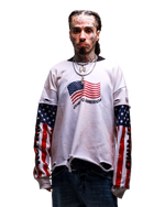 Old Glory Layered Crewneck