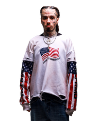 Old Glory Layered Crewneck